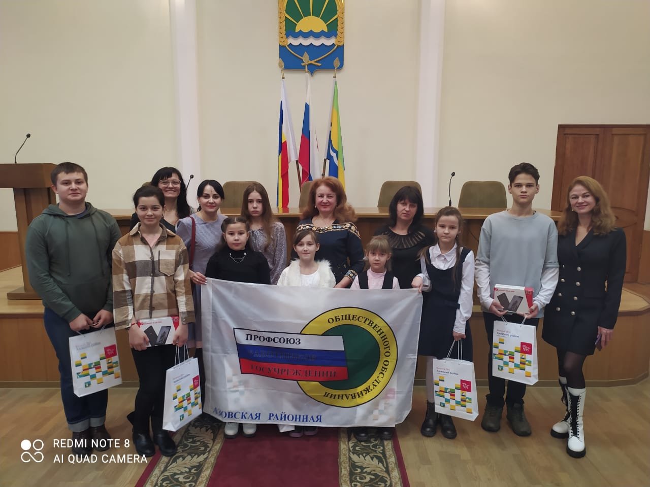 Азовский район поздравил с Новым годом семьи мобилизованных